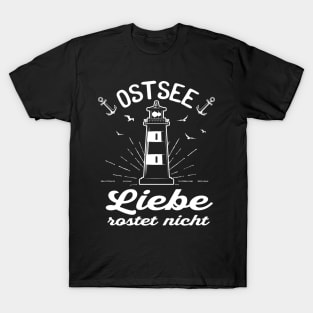 Ostsee Liebe rostet nicht T-Shirt